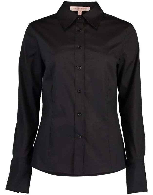 Black Long Sleeve Button Down ShirtStudded Shirts