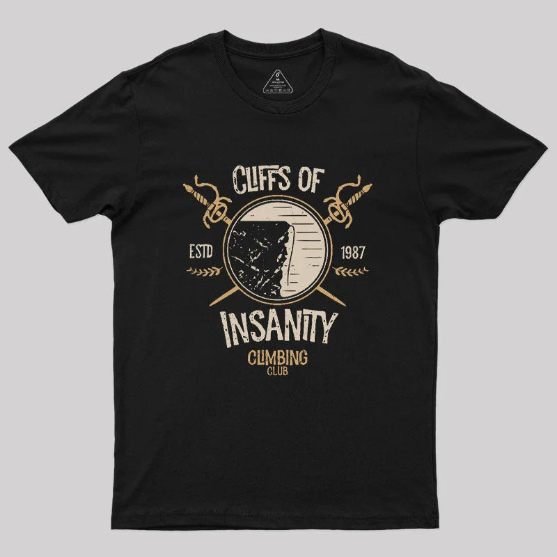 Cliffs of Insanity Geek T-ShirtWedding Tee