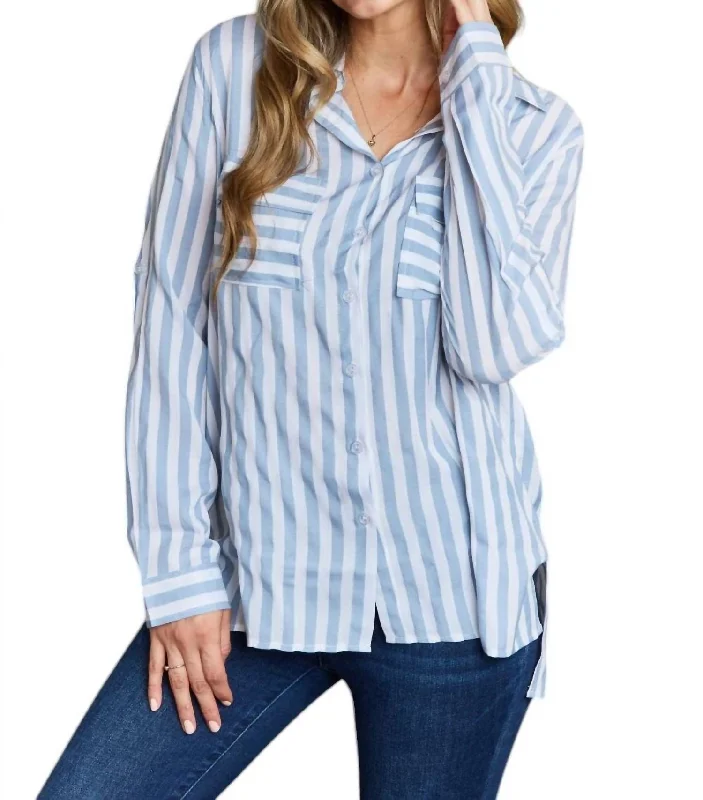 Collared Striped ShirtBamboo Shirts