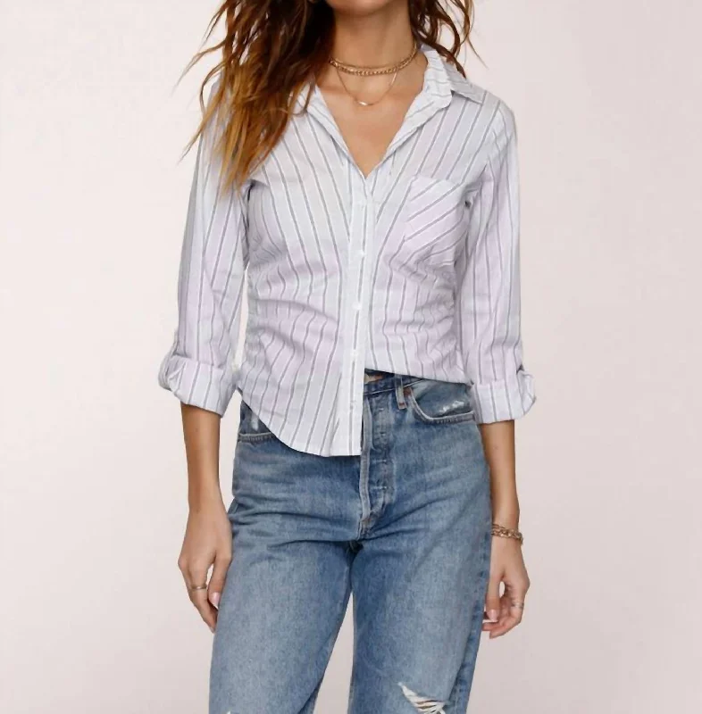 Doutzen Button Down Shirt In EggshellMesh Shirts