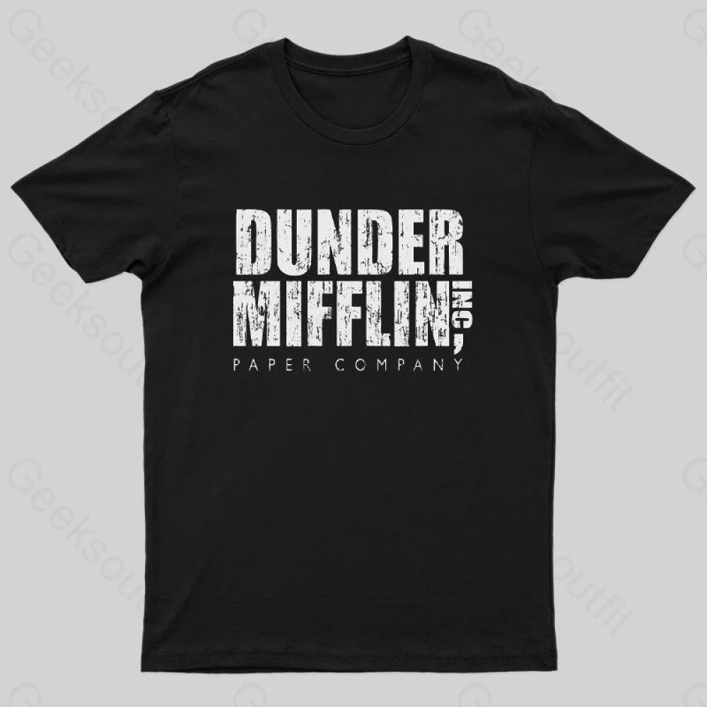 Dunder Mifflin Paper Company Nerd T-ShirtOrganic Cotton Tee