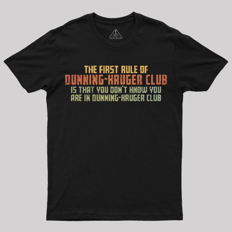 Dunning-Kruger Club T-ShirtInfluencer Tee