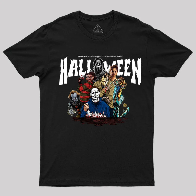 Halloween Horror Movie T-ShirtWrinkle-Resistant Tee