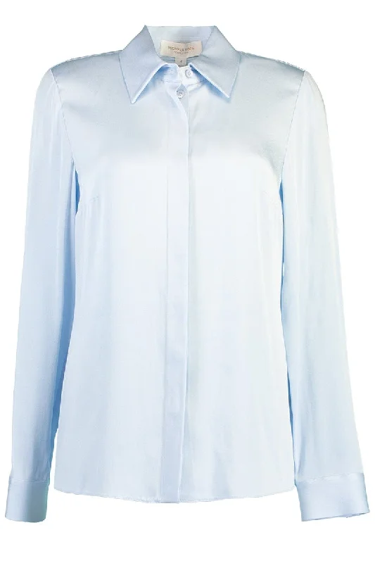 Hansen Button Front Shirt - CloudLeather-Paneled Shirts