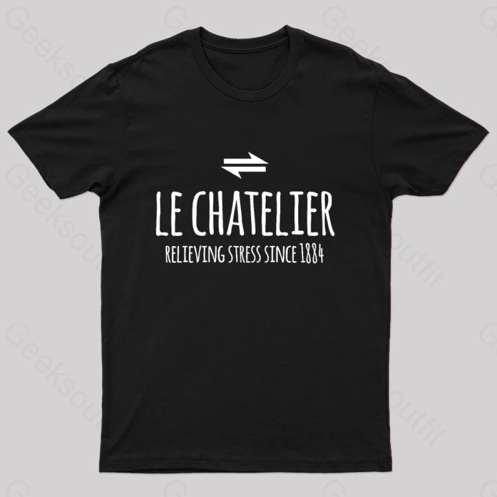 Le Chateliers Principle Funny Chemistry Joke T-ShirtPleated Tee