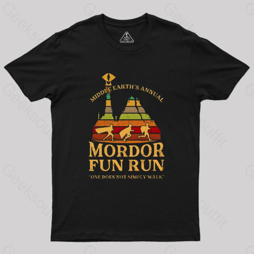 Mordor Fun Run Geek T-ShirtPatterned Tee