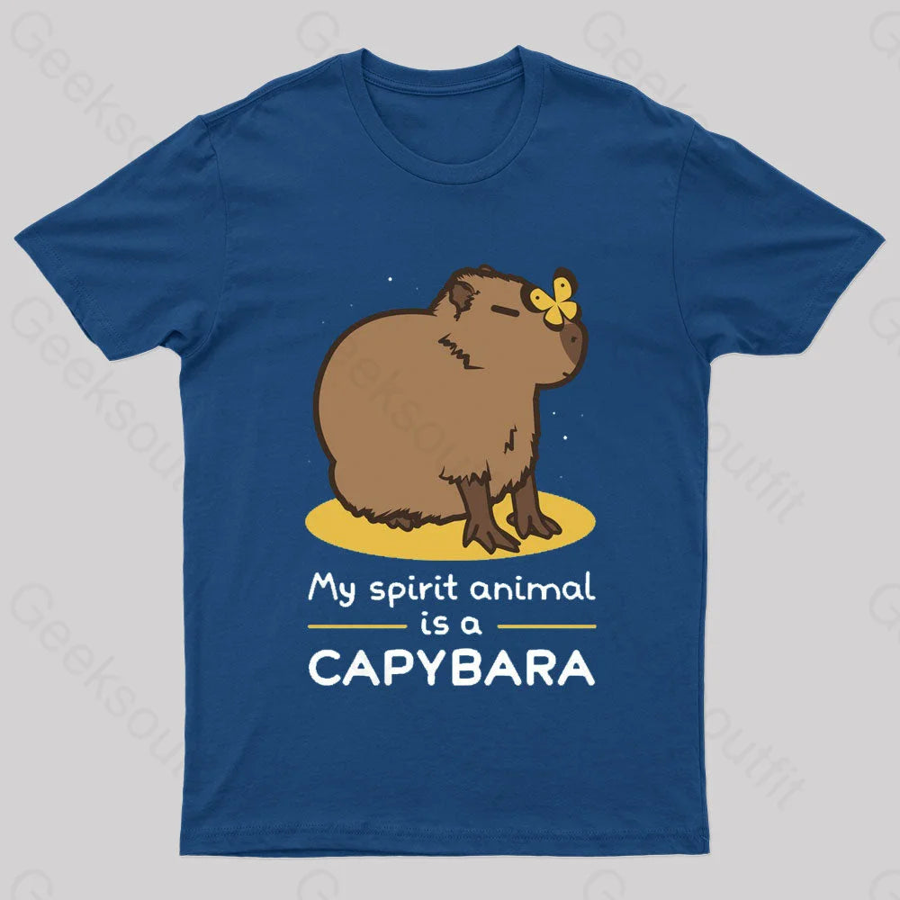 My Spirit Animal Is A Capybara Geek T-ShirtDiscounted Tee