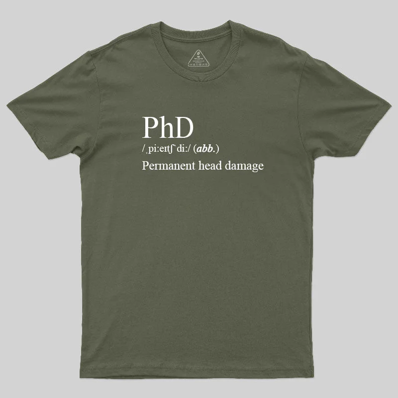 PhD, Permanet Head Damage T-ShirtPunk Tee