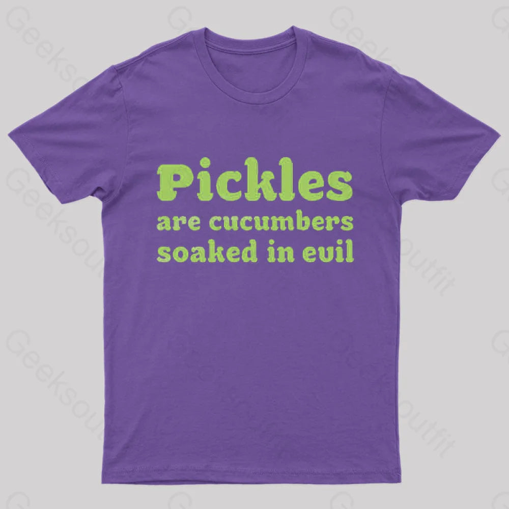 Pickles is a Cucumber Soaked in Evil T-ShirtGradient Tee