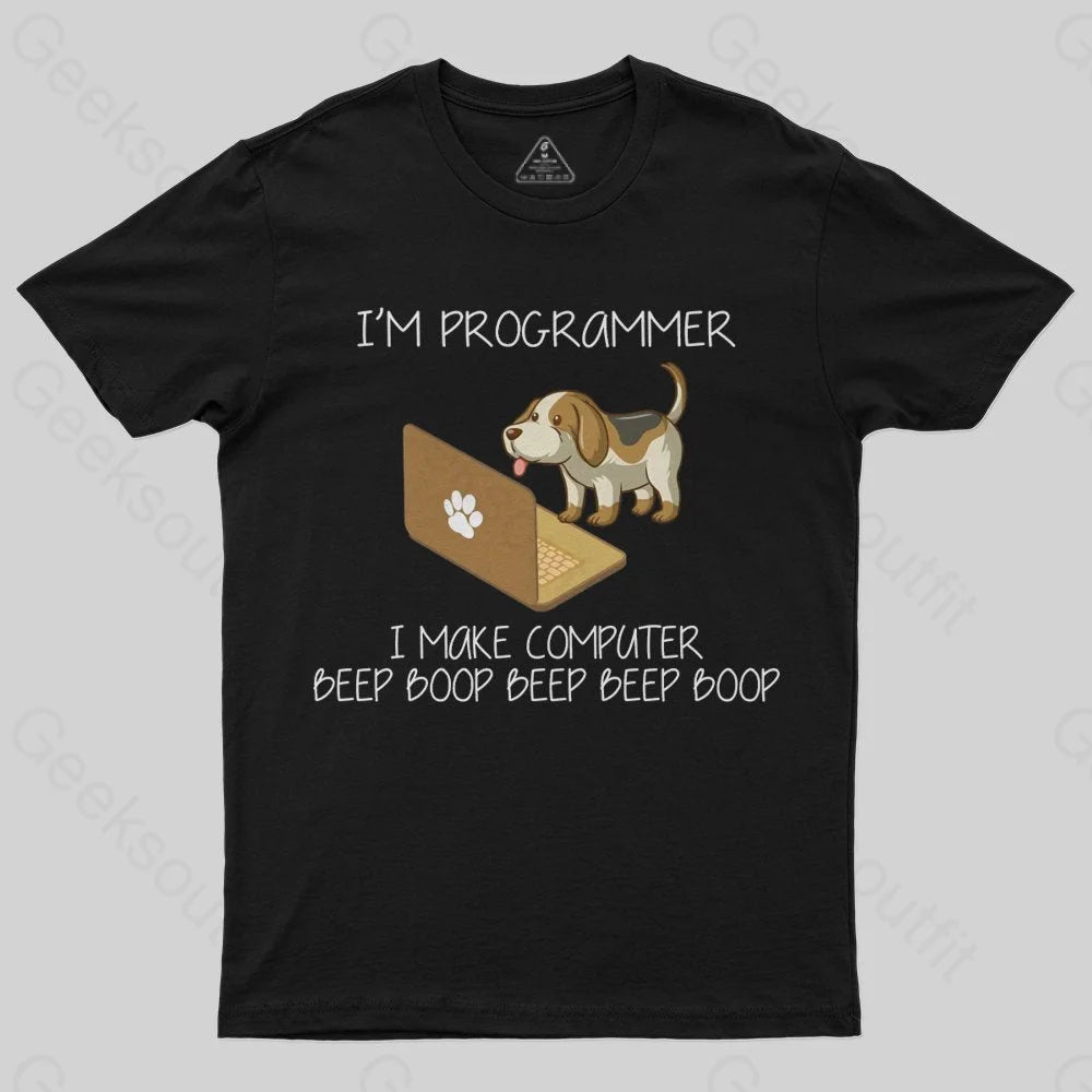 Programmer Beagle Dog T-ShirtModal Tee