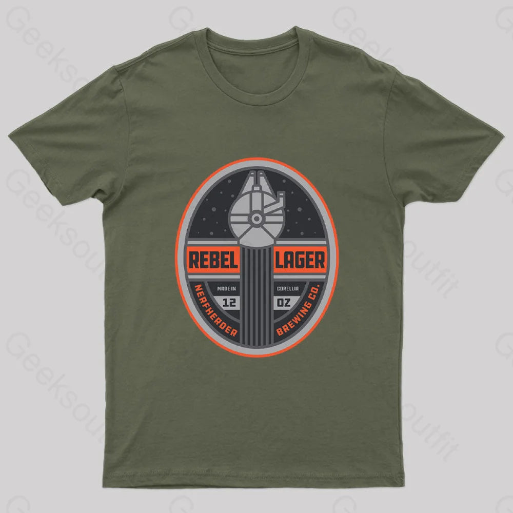 Rebel Lager Nerd T-ShirtStretchable Tee