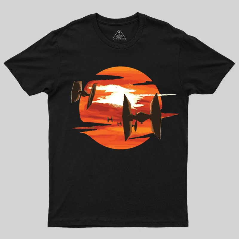 Ride of the Tie fighters T-ShirtFringe Tee