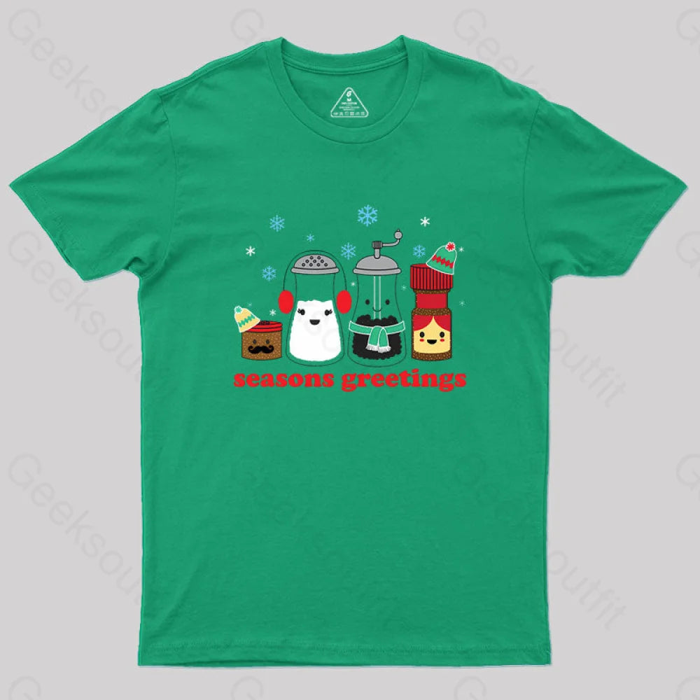 SEASONS GREETINGS Geek T-ShirtTummy-Control Tee