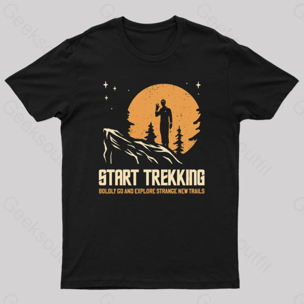 Start Trekking Geek T-ShirtSlim-Fit Tee