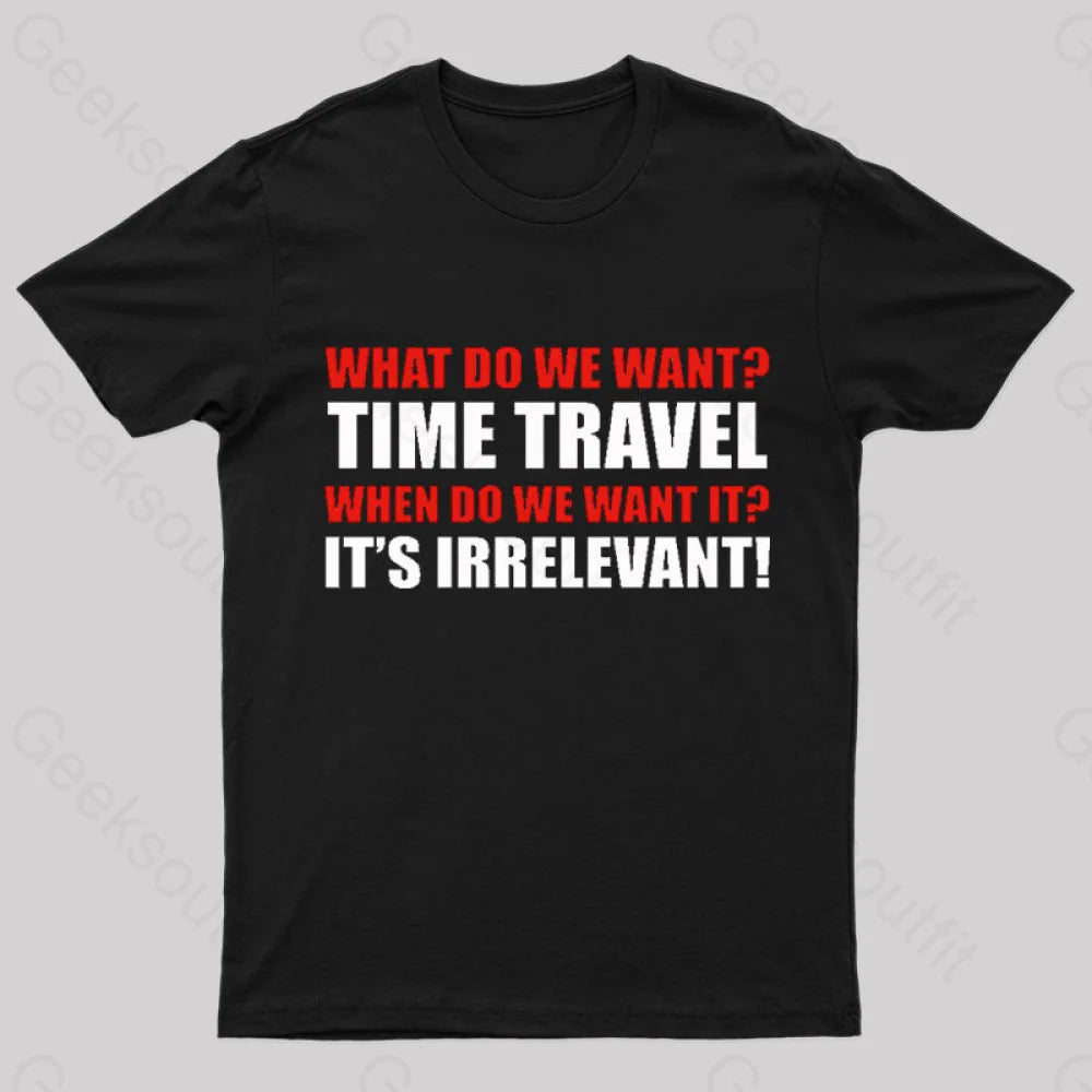 Time Travel Essential Nerd T-ShirtLightweight Tee