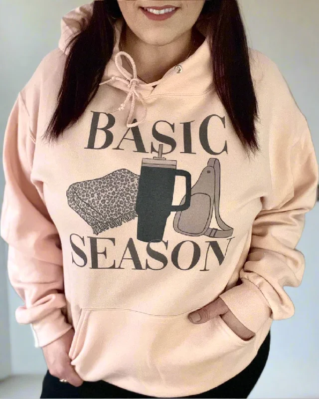 basic season | hooded sweatshirtLace-Up Hoodies