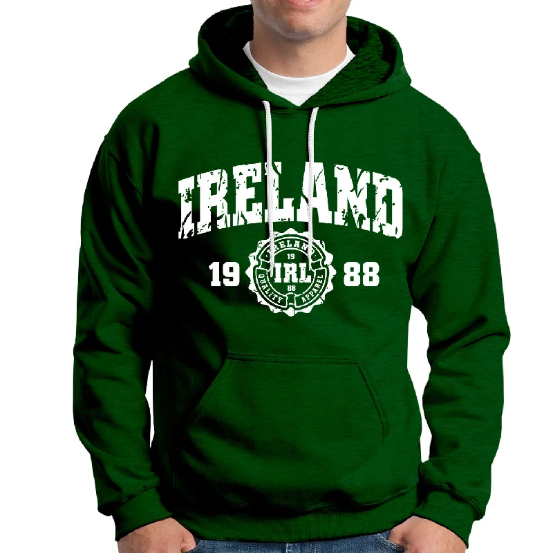 Irl Apparel  Melange Green Hoodies (3 per size)Glitter Sweatshirts