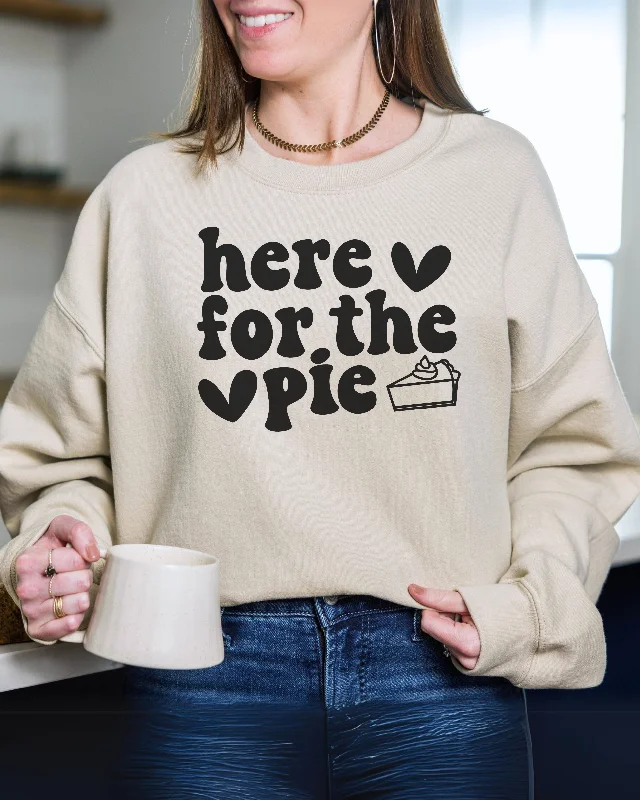 here for the pie | adult sweatshirtArtist Hoodies