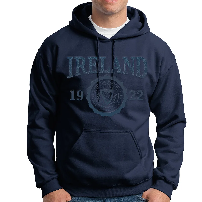 Irl 1922 Embossed HoodFishing Sweatshirts