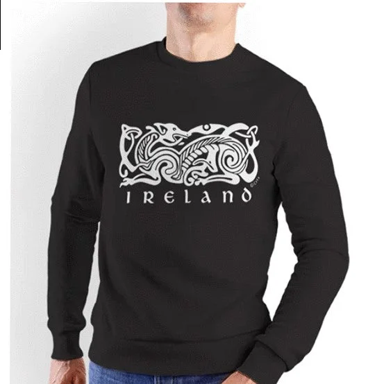 Irl Celtic Dogs V2Kangaroo Pocket Sweatshirts