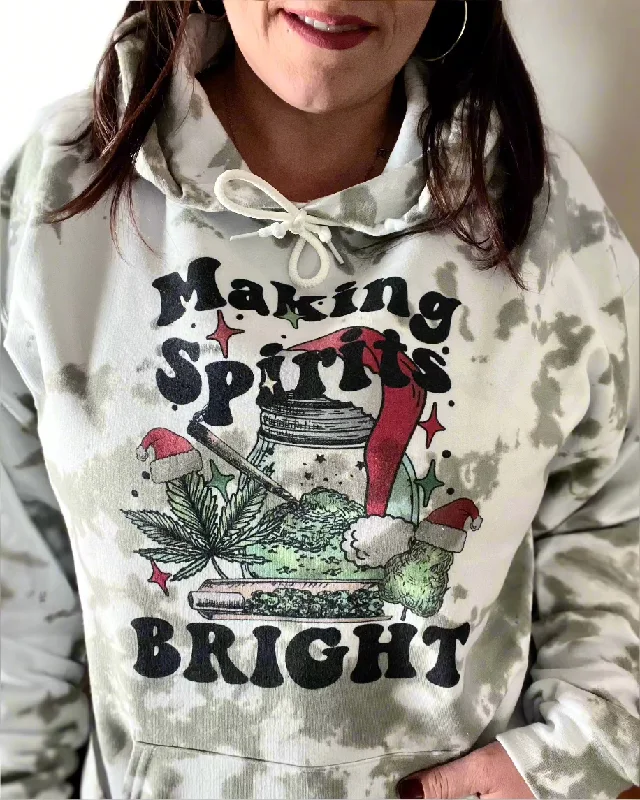 making spirits bright | hooded sweatshirtGraphic Hoodies