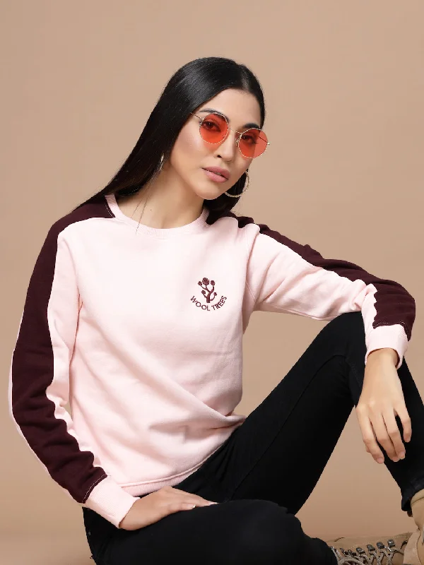 Round Neck Solid SweatshirtAsymmetrical Hoodies