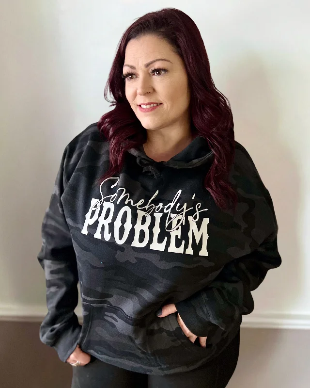 somebody's problem | hooded sweatshirtSports Team Hoodies