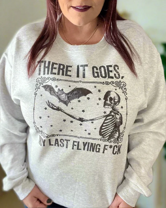 there it goes, my last flying f*ck | crewneck sweatshirtHemp Sweatshirts