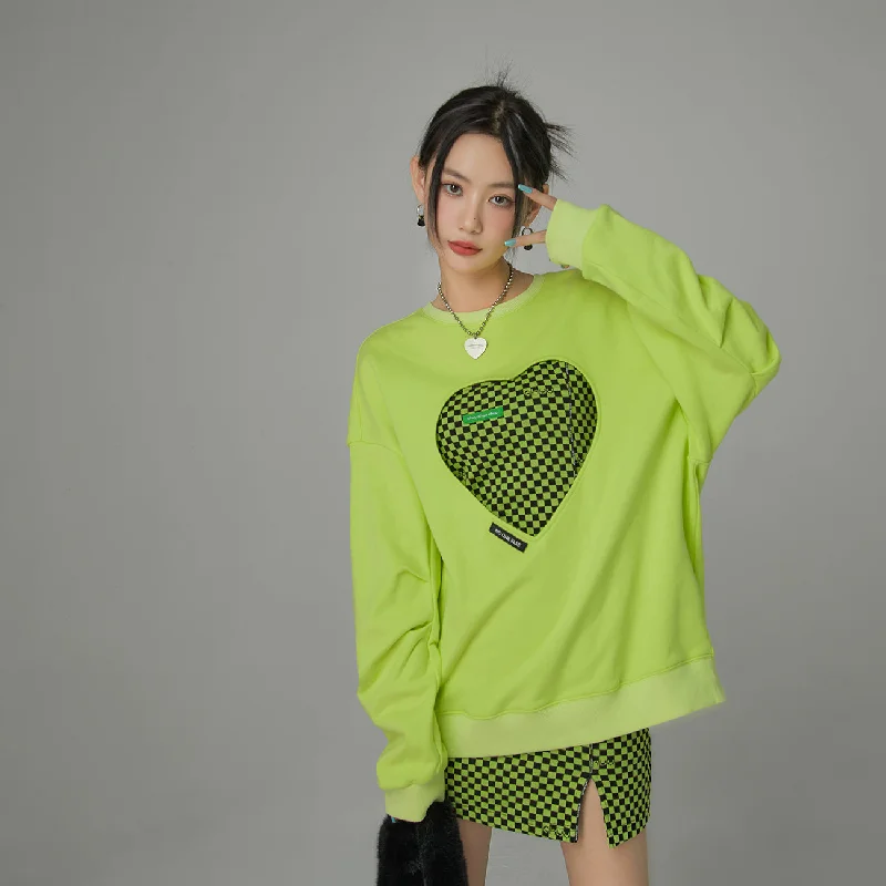 Show Me Your Heart Cutout SweatshirtVintage Hoodies