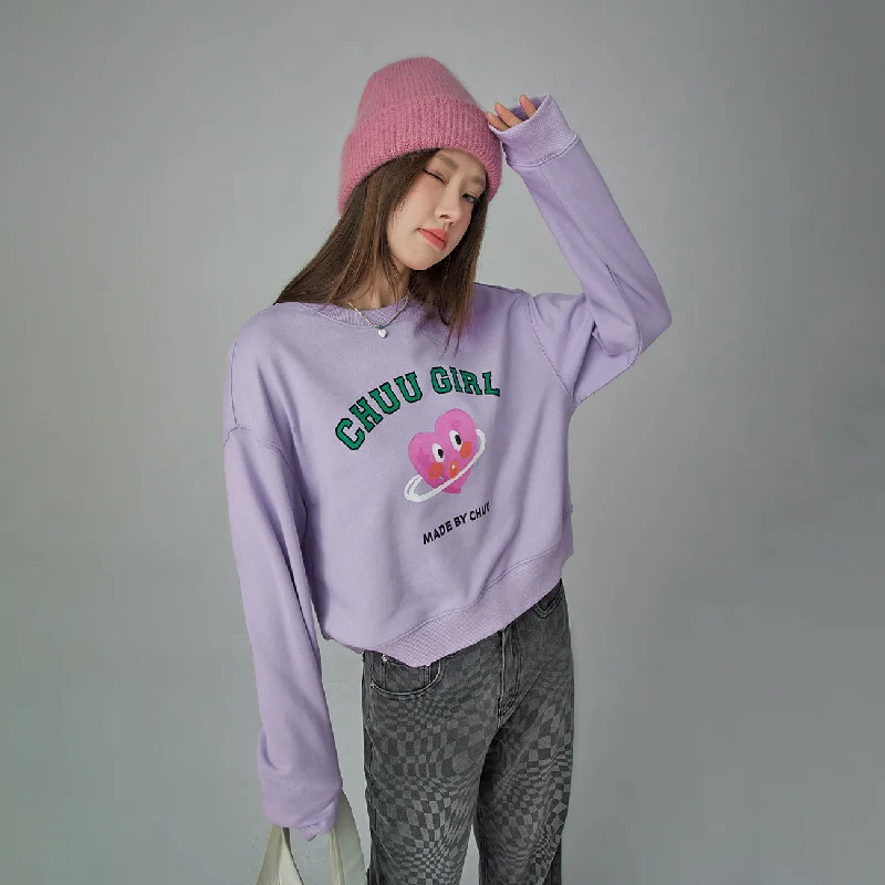 Chuu Girl Lovely Heart SweatshirtBand Merch Sweatshirts