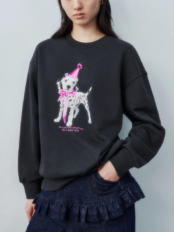 Crew Neck Loose SweatshirtsHooded Sweatshirts