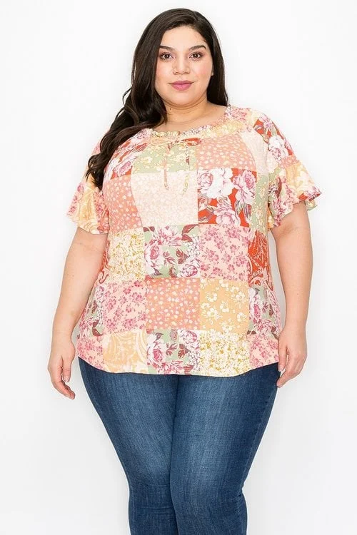 Large women's warm topsPlus Off the Shoulder Top