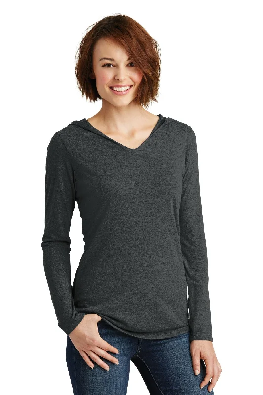 District Women's Perfect Tri Long Sleeve Hoodie. DM139L