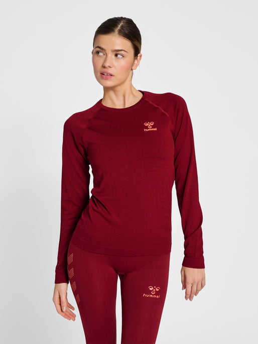 Hummel Women's Ongrid Long Sleeve Seamless Top