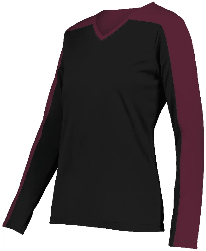 BLACK/MAROON