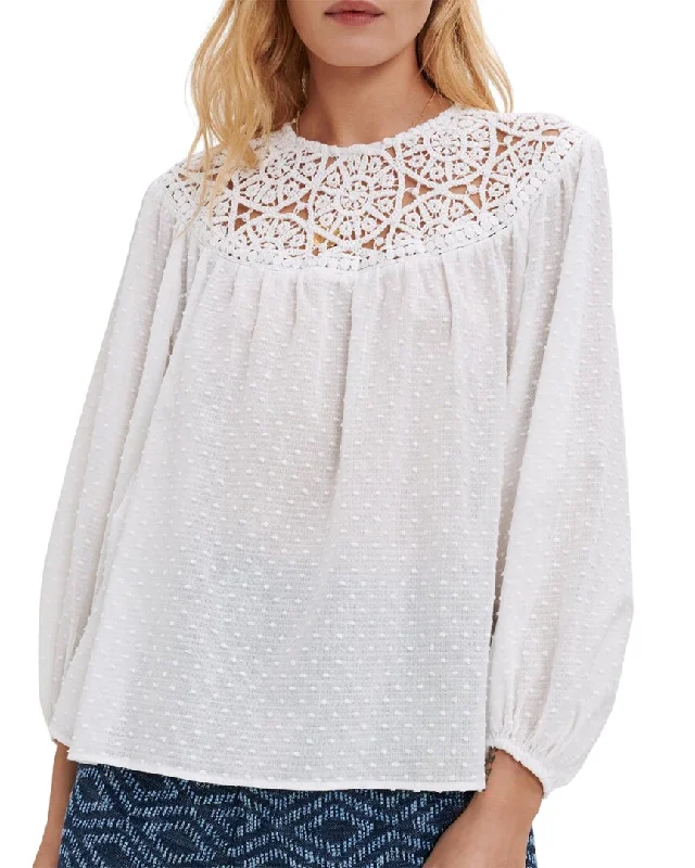 Maje Long Sleeve Top