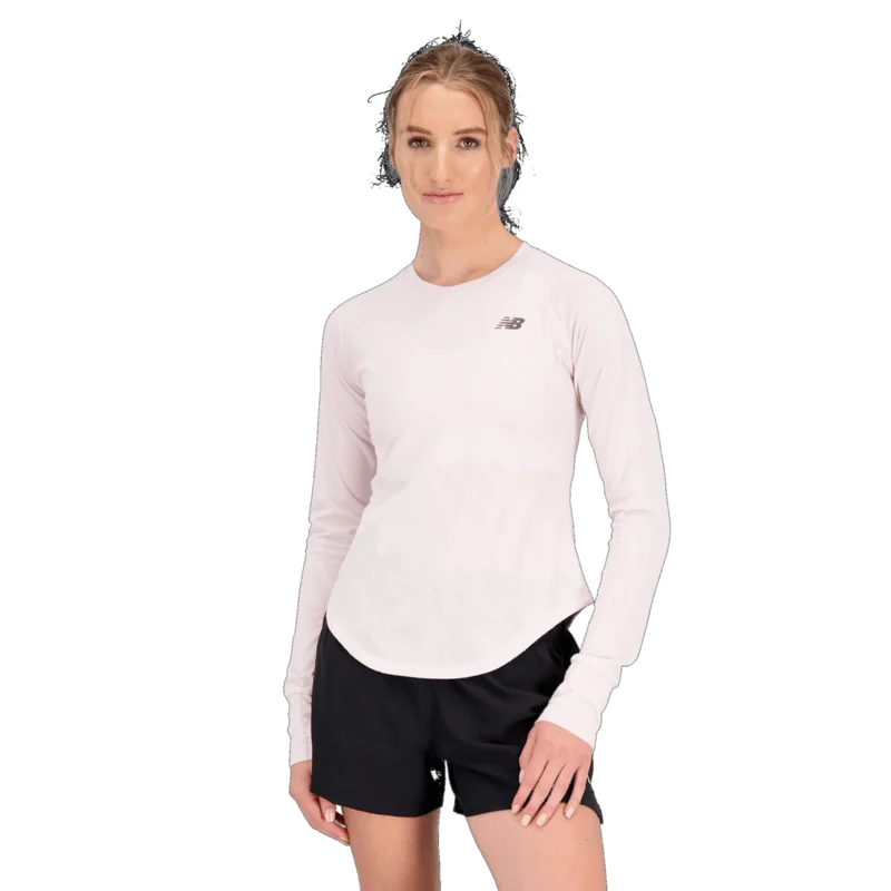 New Balance Women's Q Speed Jacquard Long Sleeve