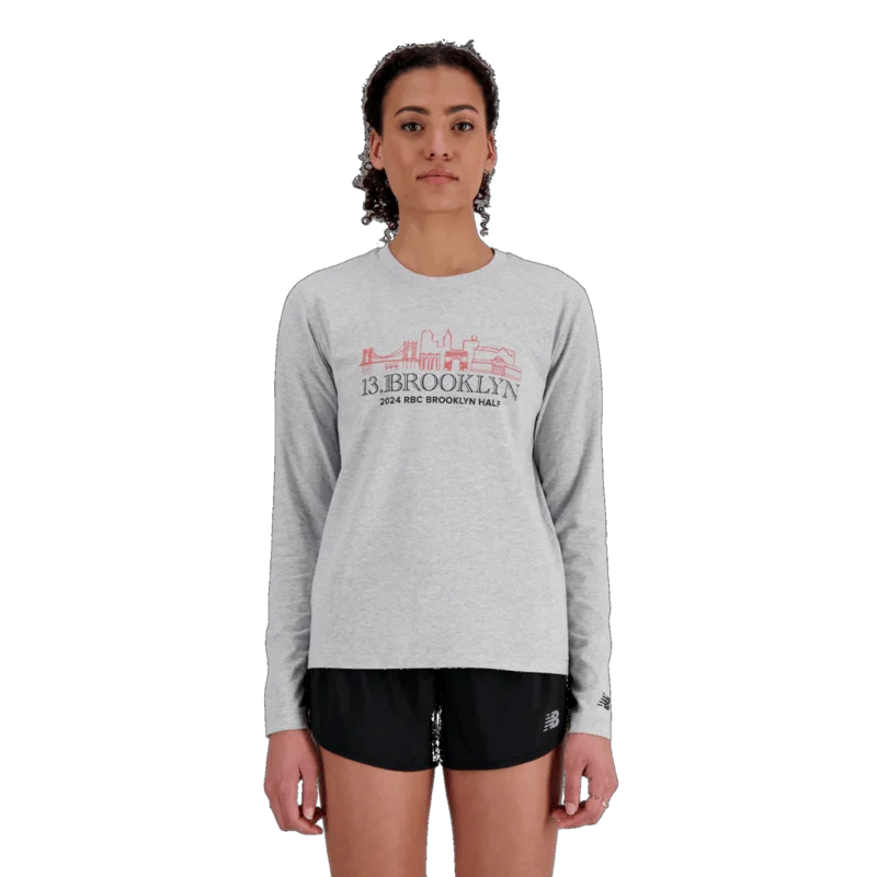 New Balance Women's RBC Brooklyn Half Graphic Long Sleeve