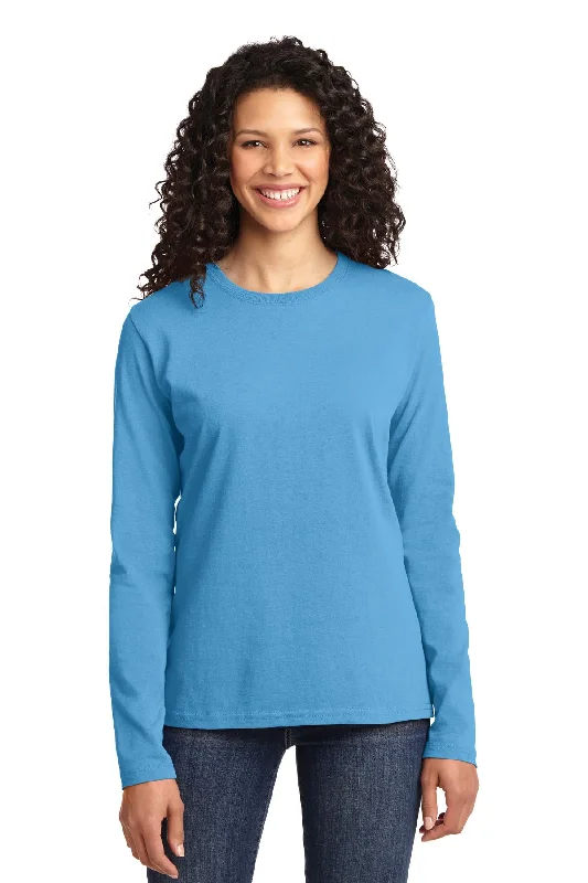 Port & Company Womens Long Sleeve Core Cotton Tee. LPC54LS