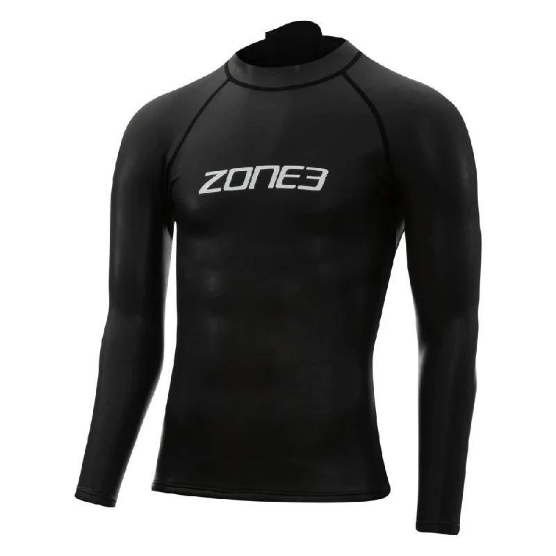 Zone 3 Neoprene Long Sleeve under Wetsuit Baselayer  -Black/White